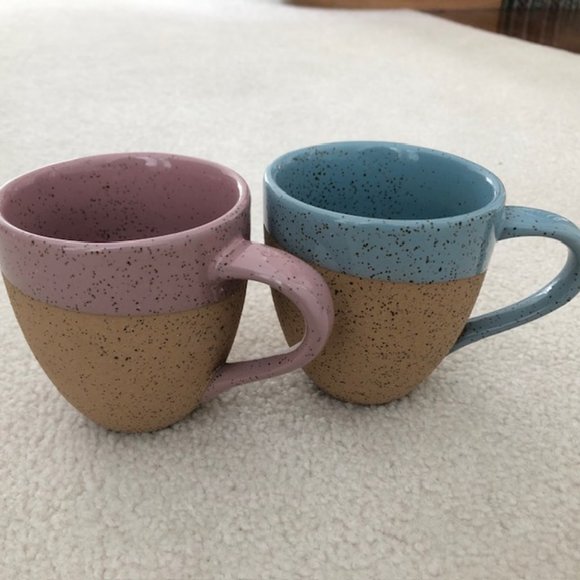 SALE 2 for $26 / 3 for $33 - Set of David's Tea TERRA Speckled Pottery Mugs - Picture 6 of 10